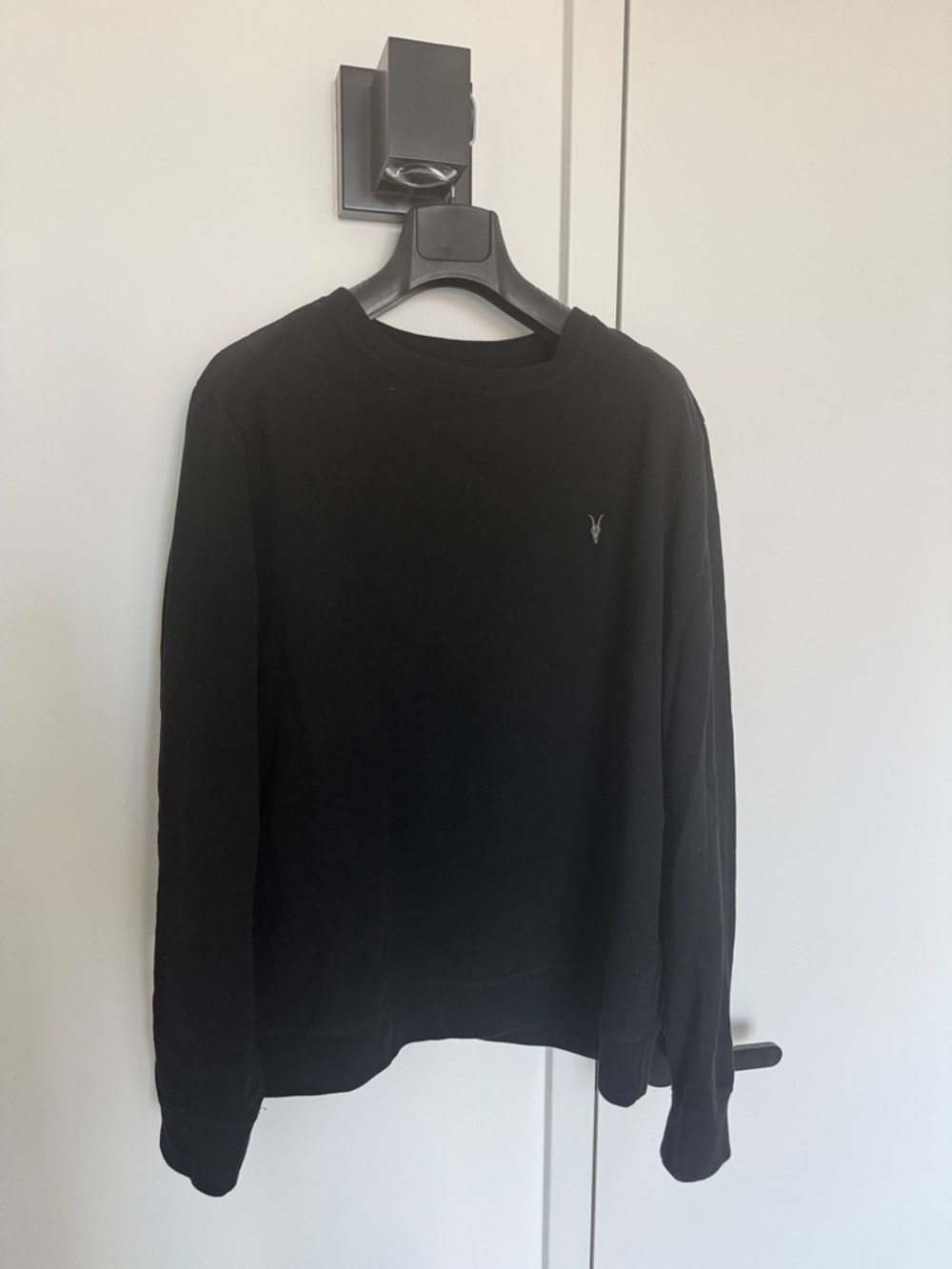 AllSaints Black Crewneck Sweater